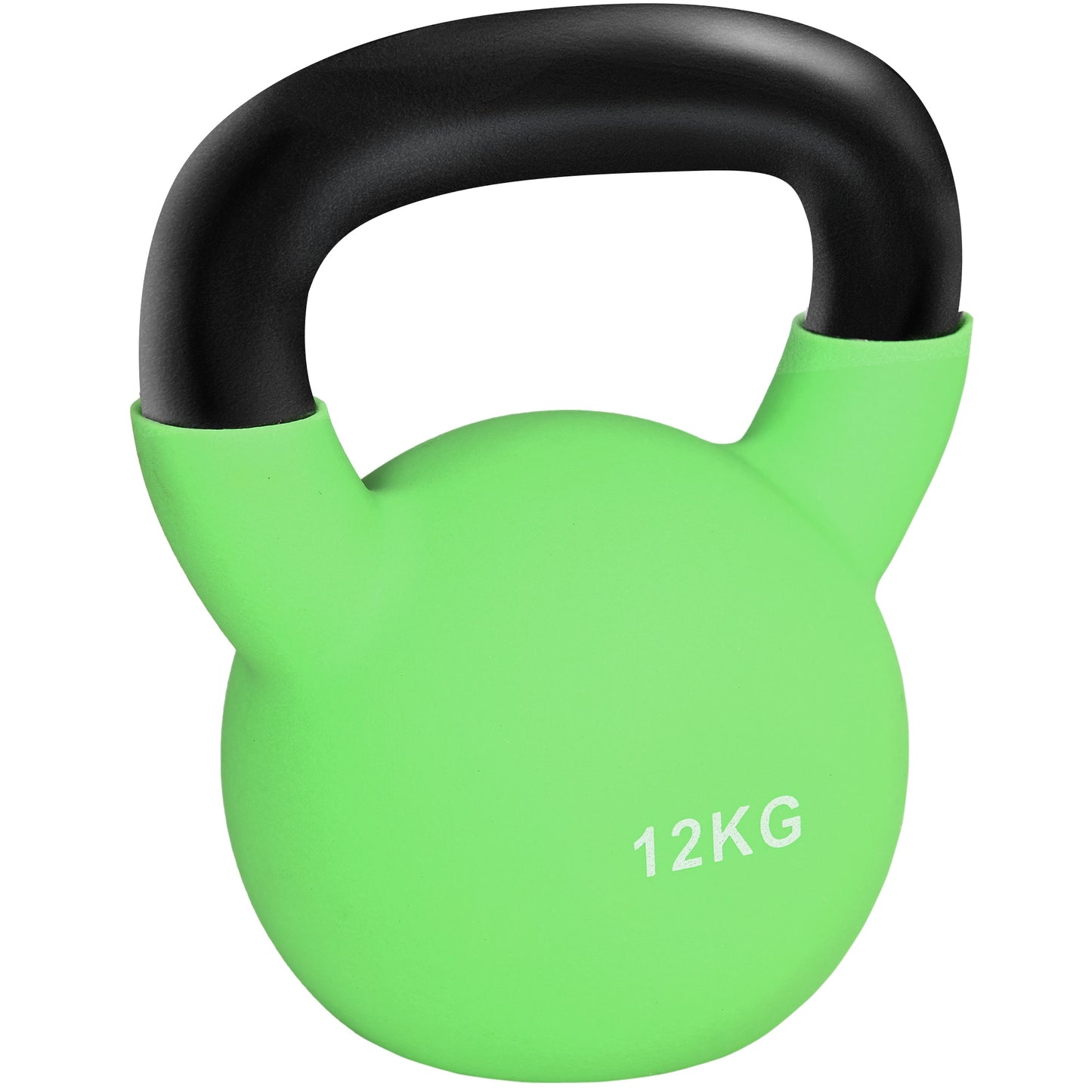12KG Kettlebell with Soft Body and Non-Slip Handle, Green