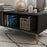 Coffee Table Modern Centre Table with Storage Rectangular Side Table Grey