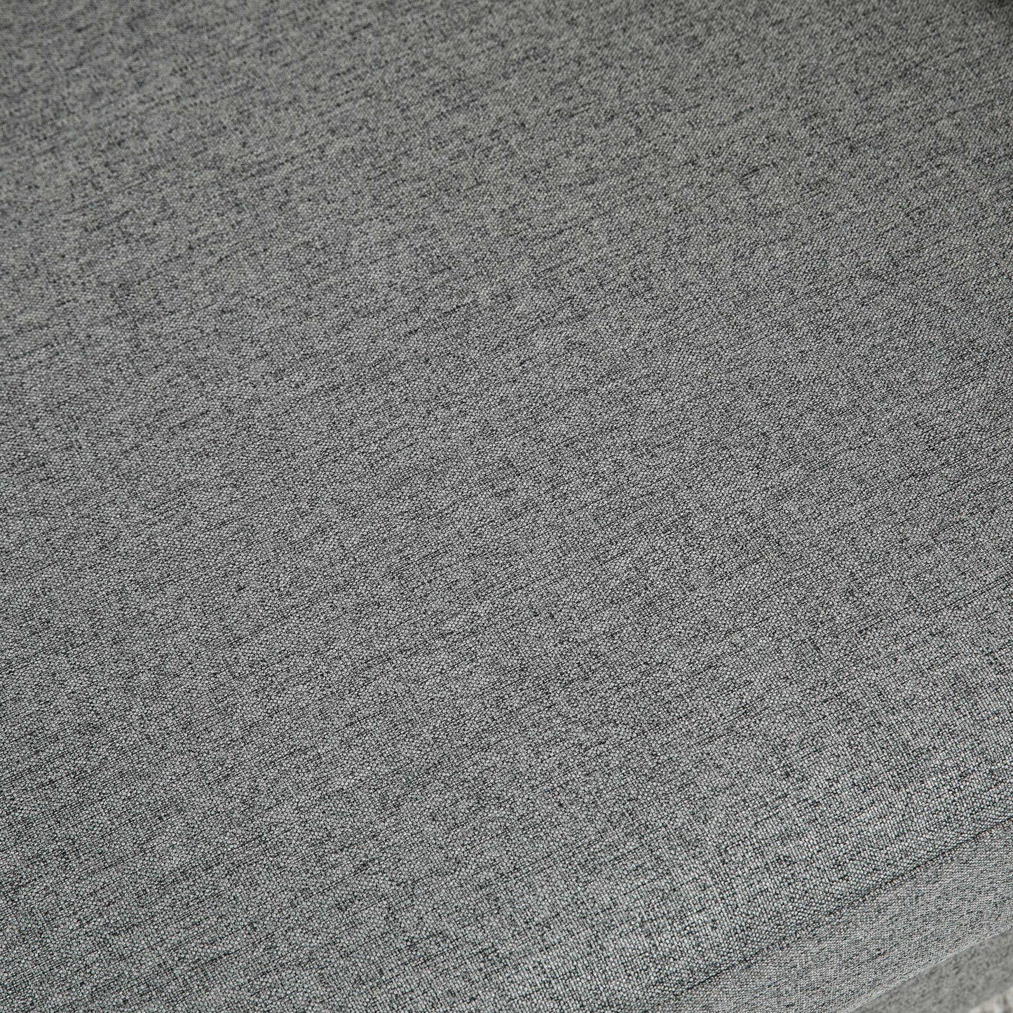 Double Seat Sofa Linen Upholstery Loveseat Couch w/ Armrests, Grey
