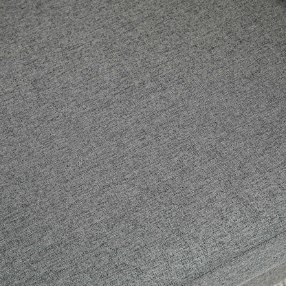 Double Seat Sofa Linen Upholstery Loveseat Couch w/ Armrests, Grey