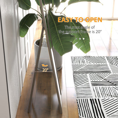 Full Length Mirror Farmhouse Wall Mirror Hanging Freestanding Grey