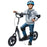 Teen Push Scooter Kids Children Stunt Scooter Bike Bicycle Ride On 12" EVA Tyres, Black