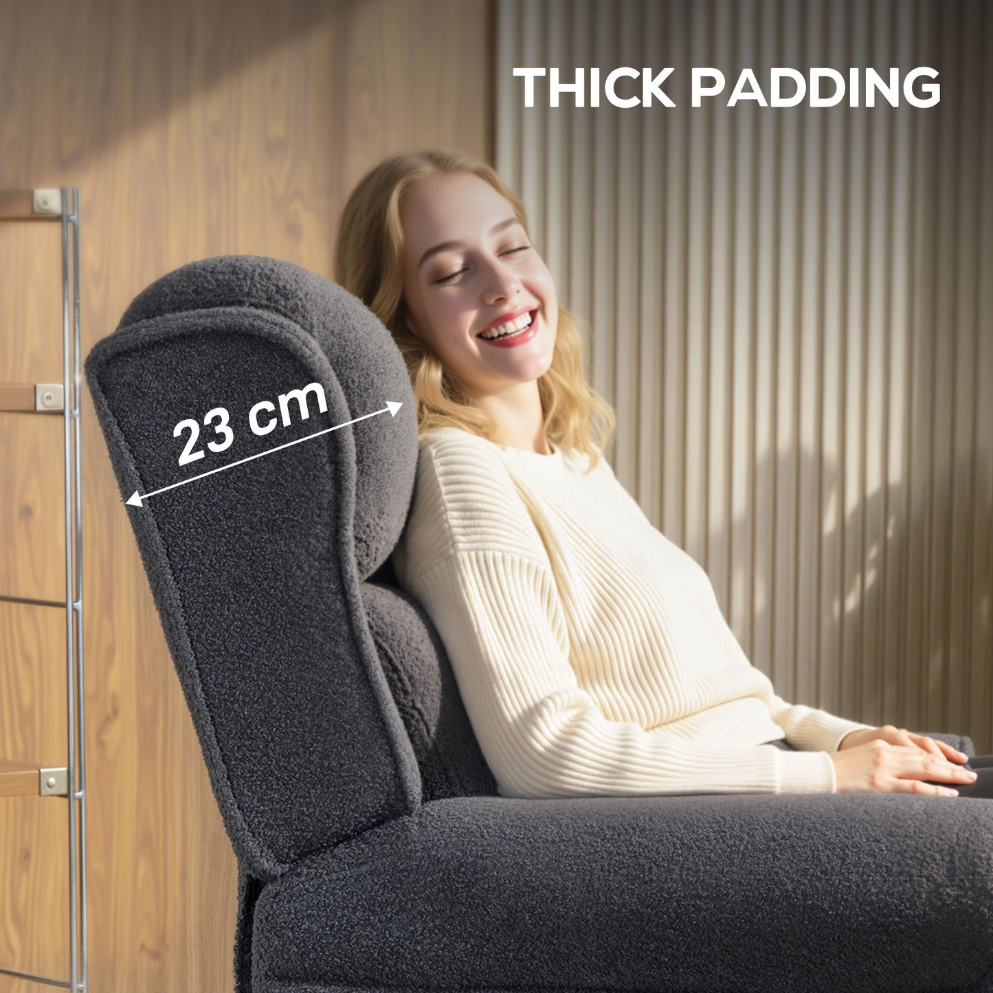 Barstools Set of 2, Dining Stools with Backrest and Footrest, Brown