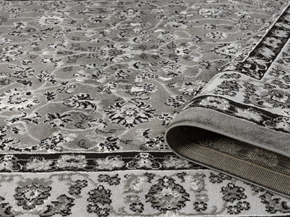 Obsidian Modern Low Pile Area Rug - Classical Traditional Design