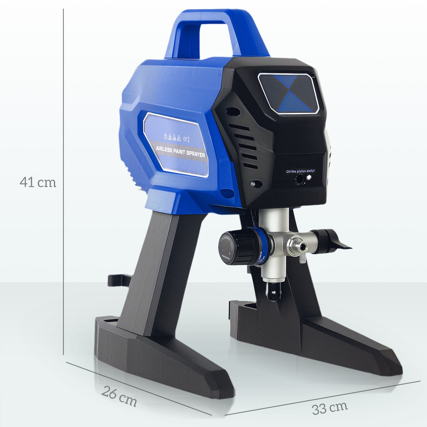 Airless Paint Sprayer, Wall Spray Gun for DIY Painting, 200 Bar