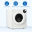 6kg Vented Tumble Dryer, Freestanding, Wall Mounted, Stackable, Portable Dryer with 7 Programmers, White