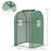 Tomato Greenhouse with Roll-up Door, 94 x 94 x 150cm, Green