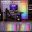 LED Floor Lamp, Corner Floor Lamp with App & Remote Control Dark Grey