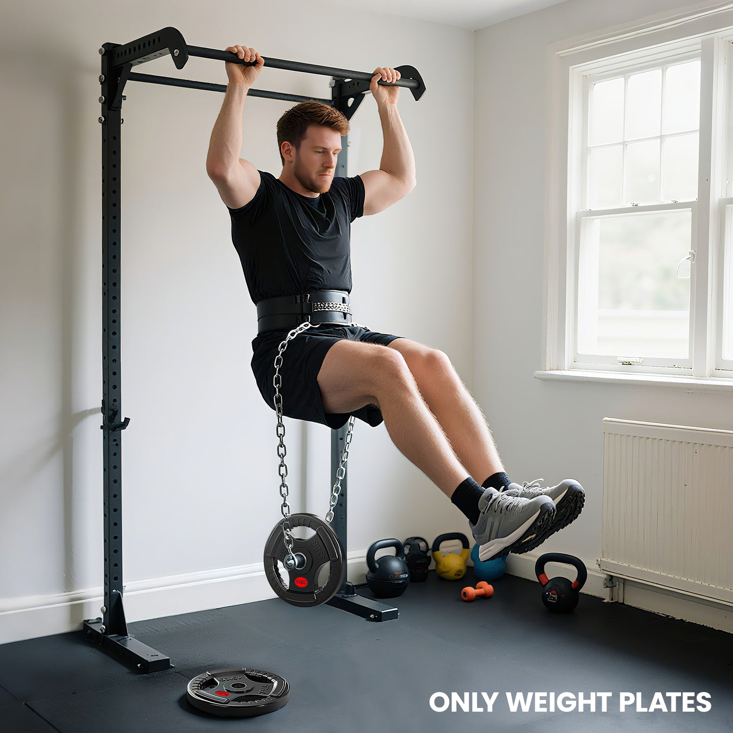 2 x 15kg Olympic Weight Plates, Weight Plate Discs with Tri-Grips