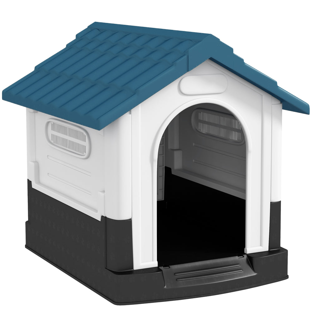 Dog Kennel for Outside, for XS and S Dogs, 80 x 69 x 76cm, Blue