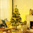 5ft Artificial Christmas Tree with LED Lights, Decoration, Auto Open