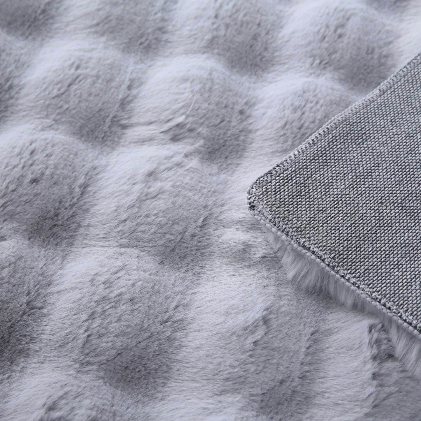 Orbie Plain Washable Living Room Area Rug with Ridge & Furrow Machine Carved Pattern - 5 Colours Available