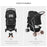 Pet Travel Stroller Cat Dog Pushchair Trolley Puppy Jogger Carrier Three Wheels for Small Miniature Dogs(Black)