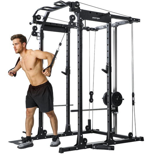 Cable Crossover Machine, 300kg Multi Gym Cable Pulley System
