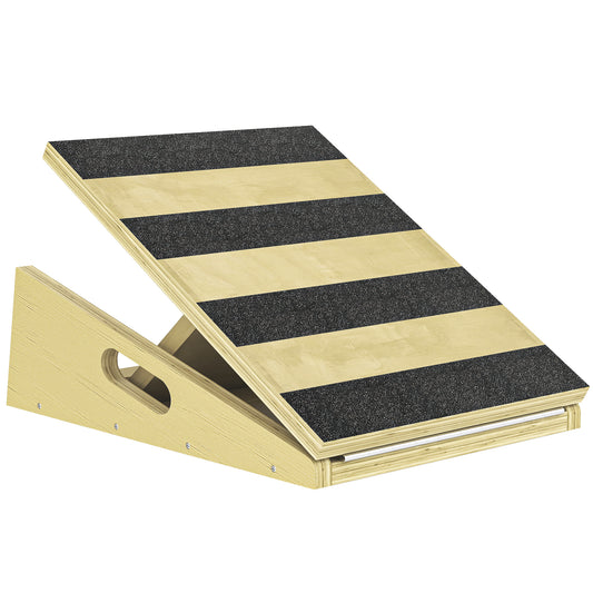 Portable Slant Board, Calf Stretcher with 4 Adjustable Angles