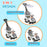 3 in 1 Ride on Push Car, Cartoon Robot Foot to Floor Slider - White