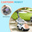 3 in 1 Ride on Push Car, Cartoon Robot Foot to Floor Slider - White