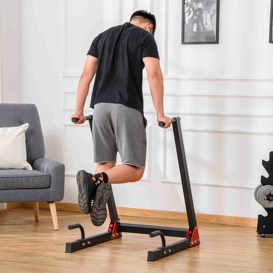 Upper Body Dip Stand Station Workout Equipment for Pull Ups, Push Ups