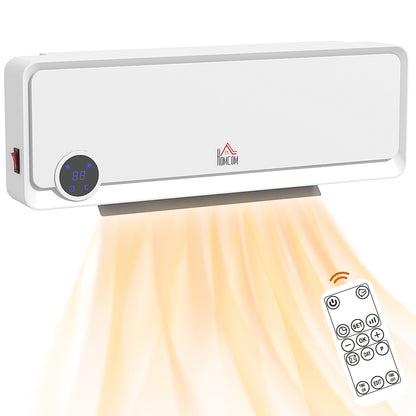 1000W/2000W Wall Downflow Heater Adjustable Temperature w/ Timer