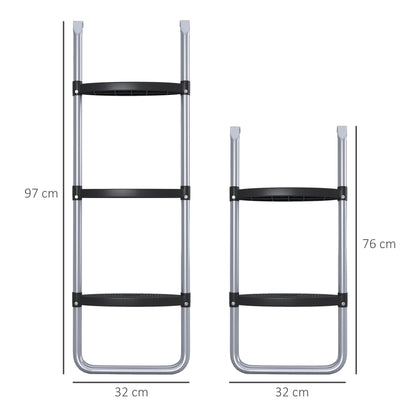 2 Steps/3 Steps Galvanised Steel Trampoline Ladder Climbing