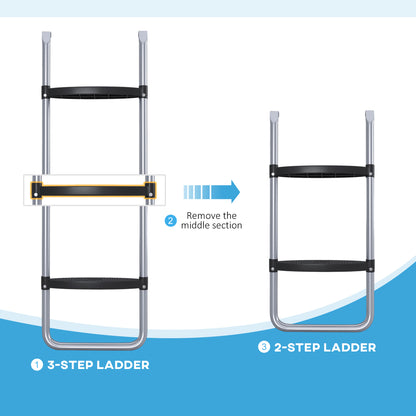 2 Steps/3 Steps Galvanised Steel Trampoline Ladder Climbing