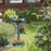 81cm Tall Bird Bath with 2 Decorative Birds for Garden, Green