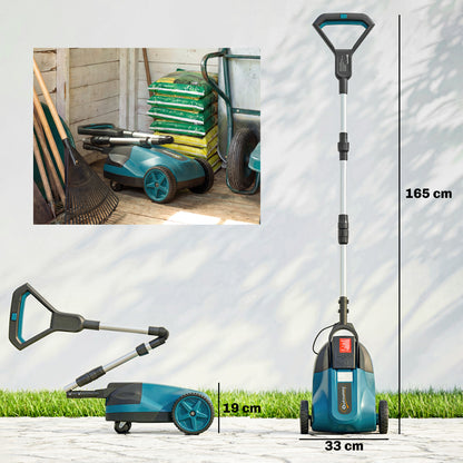 18V Cordless Lawnmower with 2 x 4Ah Batteries & Charger