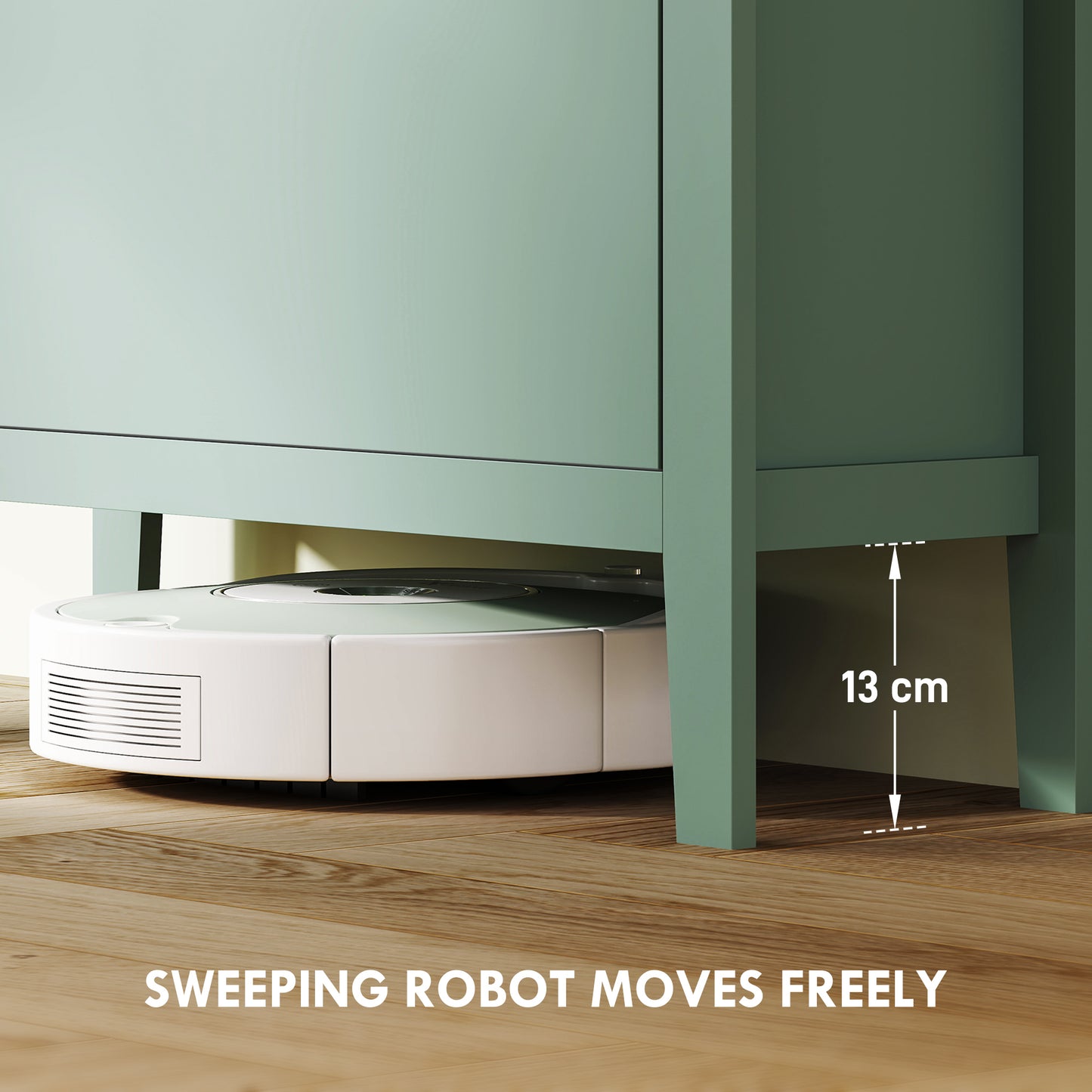 2 Drawer Shoe Cabinet with Flip Doors for Hallway, Entryway, Green