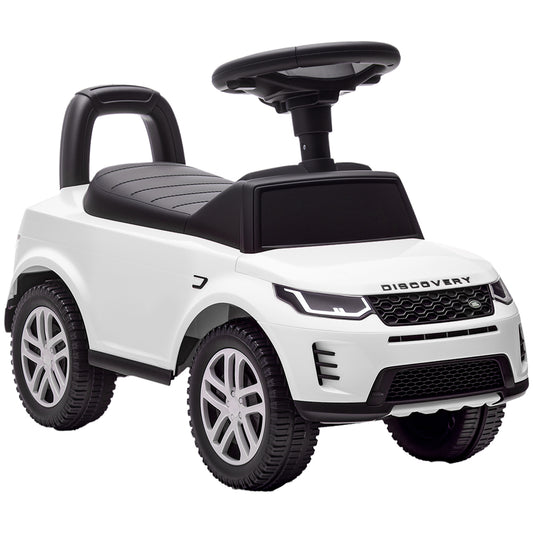 Land Rover Licensed Ride on Car for Toddlers 18-36 Months, White