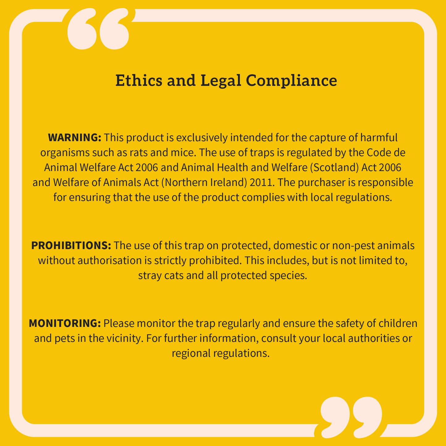 Humane Mouse Trap with Double Doors for Indoors