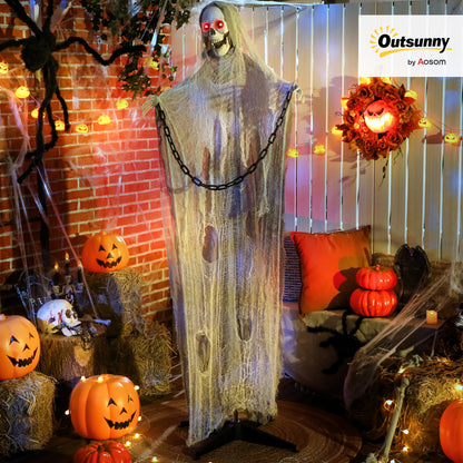 183 cm Life Size Scary Halloween Decorations, Battery Operated