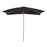 295L x 200W x 255Hcm Wooden Garden Patio Parasol Umbrella-Black