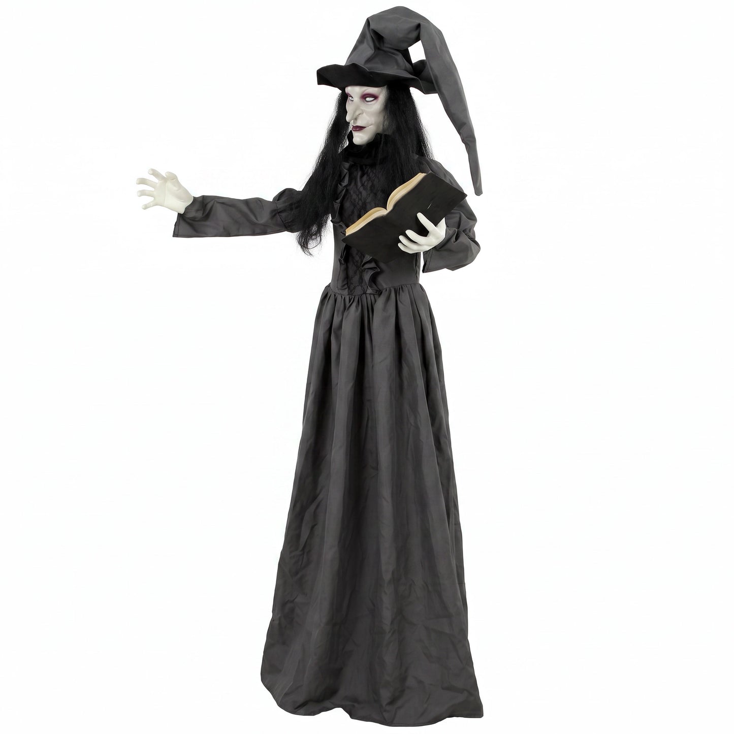 180cm Life Size Animated Witch Halloween Decoration Outdoor Indoor