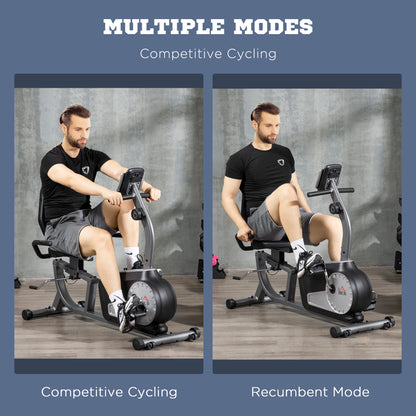 Exercise Bike with LCD Display, Quiet 8-Level Magnetic Resistance