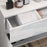 Kleankin High Gloss Bathroom Cabinet, Freestanding Storage Cupboard Storage, Bathroom Storage Unit with Drawer and Adjustable Shelf, White