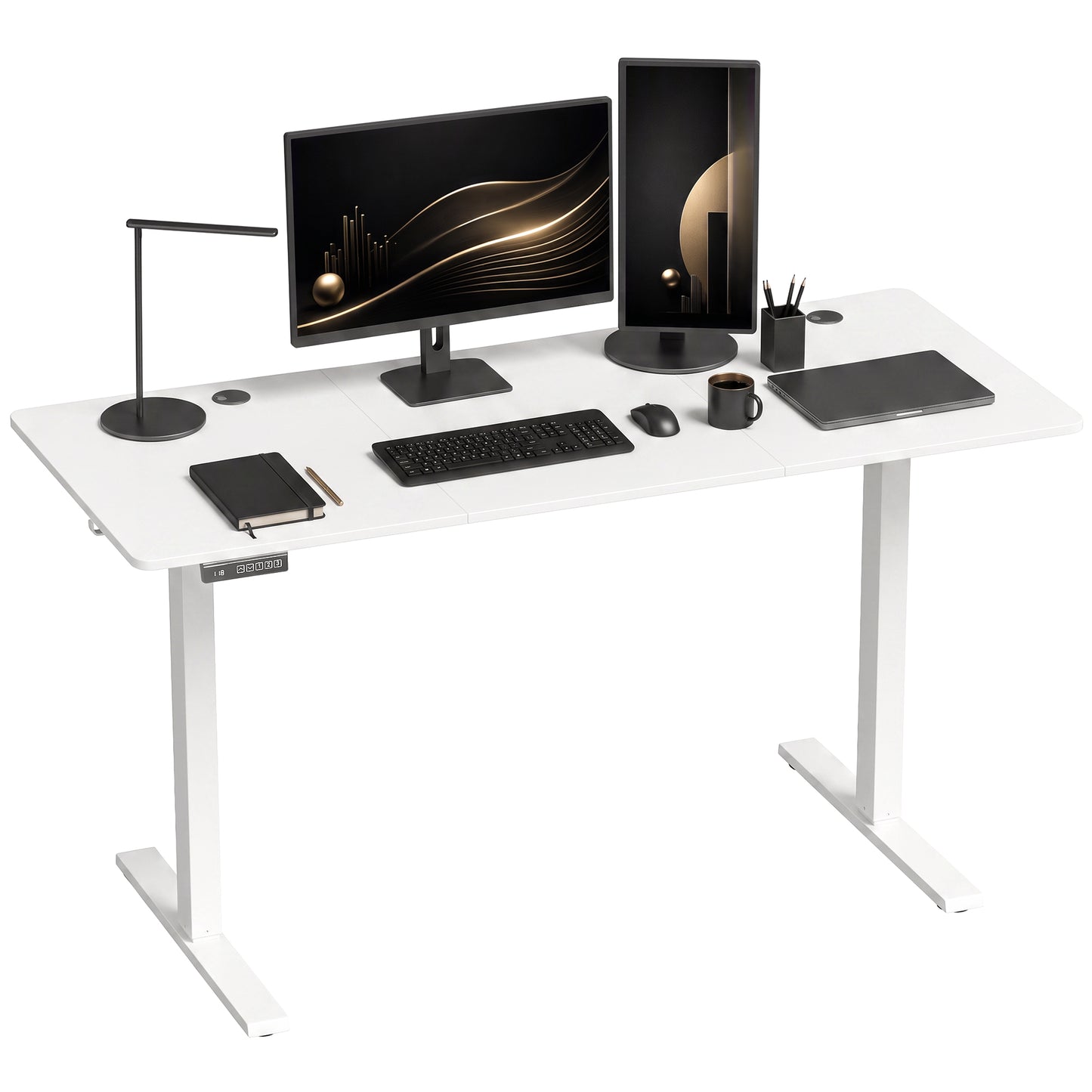 Standing Desk Memory Control Adjustable White