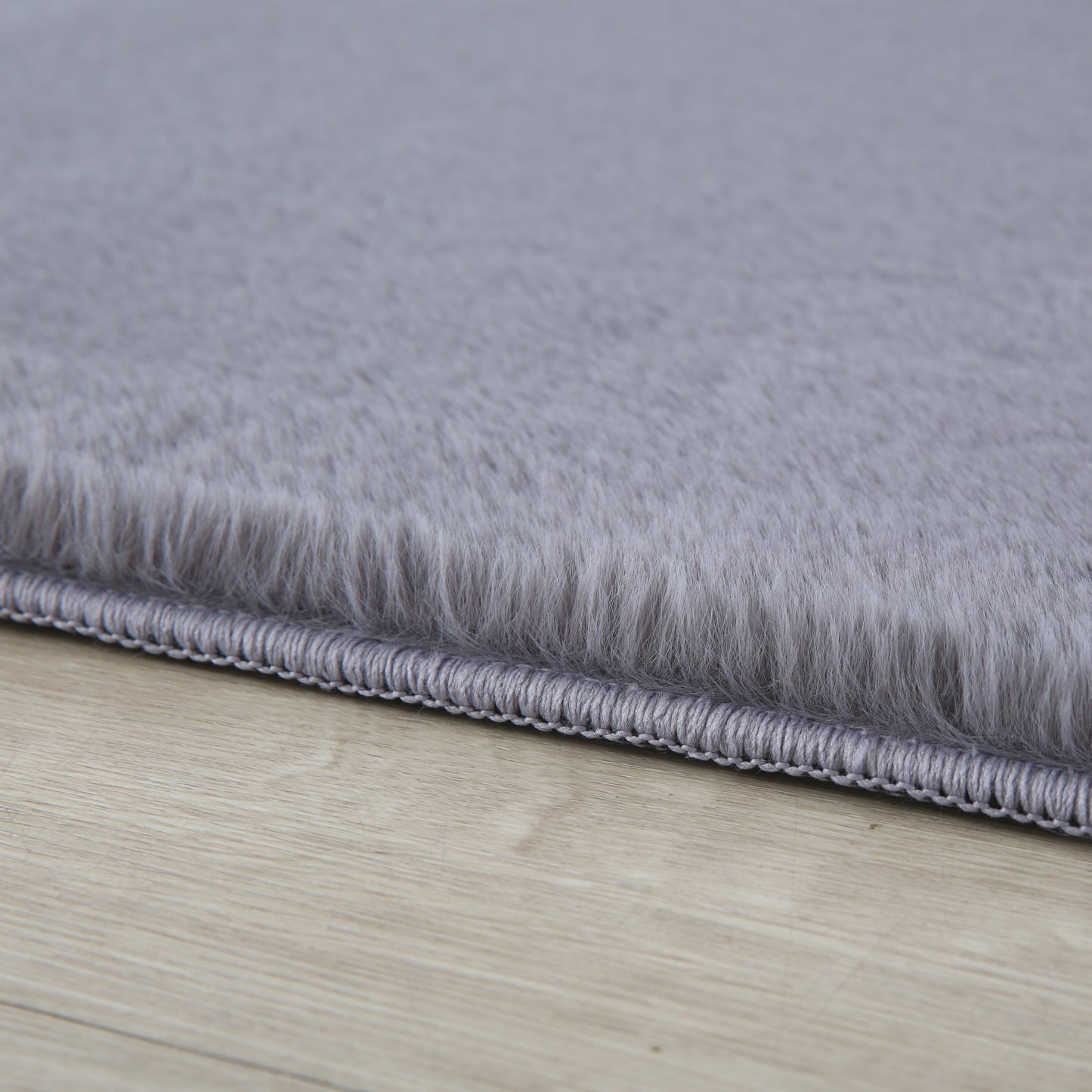 Plushtale Washable Plain Living Room Super Soft Poly Cotton Area Rug - 7 Colours Available