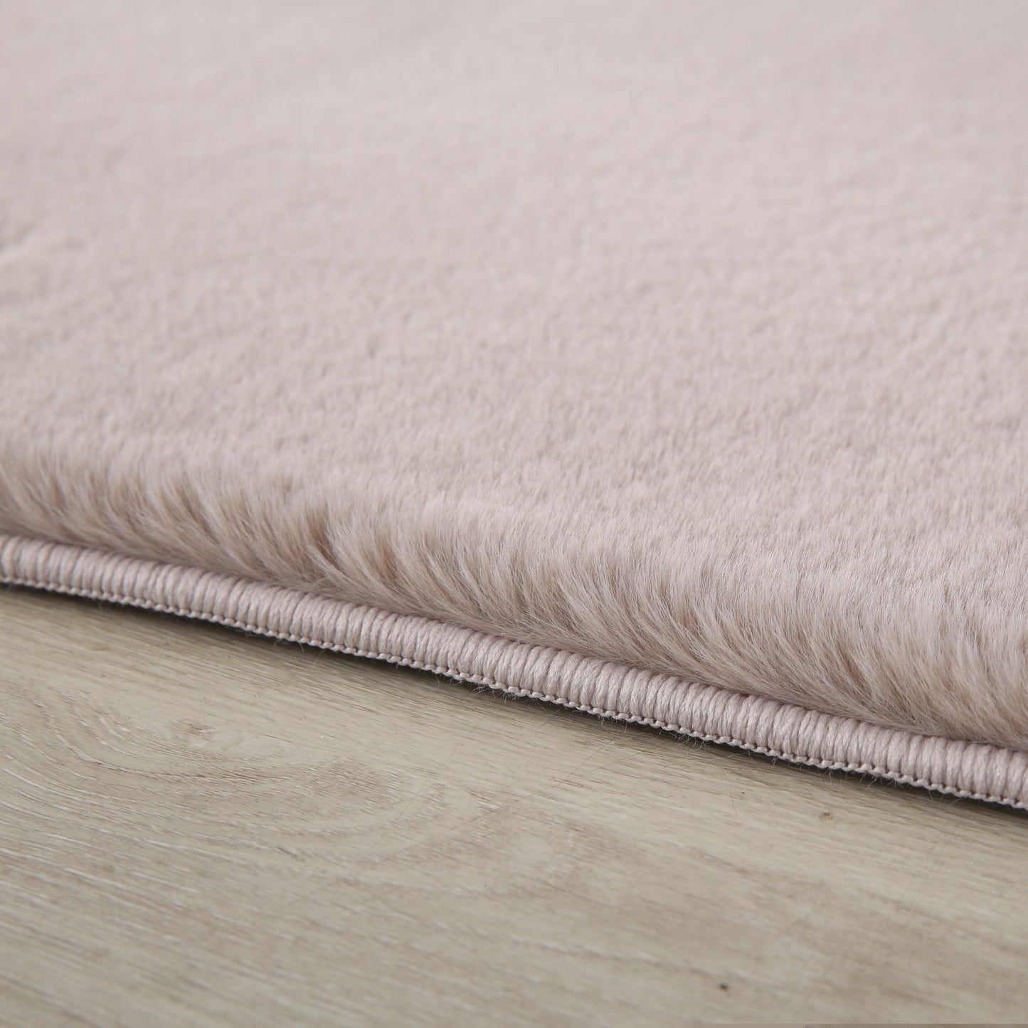 Plushtale Washable Plain Living Room Super Soft Poly Cotton Area Rug - 7 Colours Available