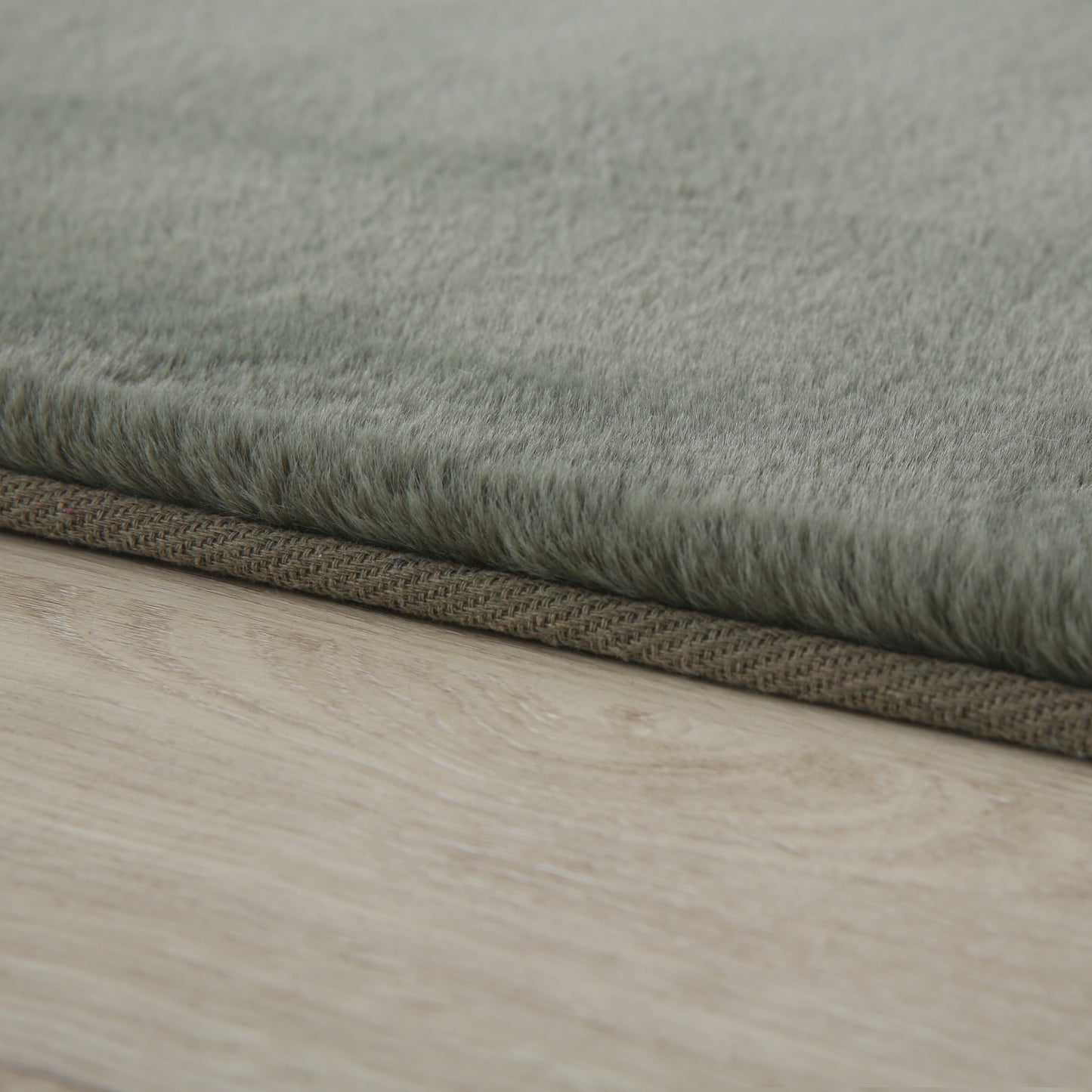 Plushtale Washable Plain Living Room Super Soft Poly Cotton Area Rug - 7 Colours Available