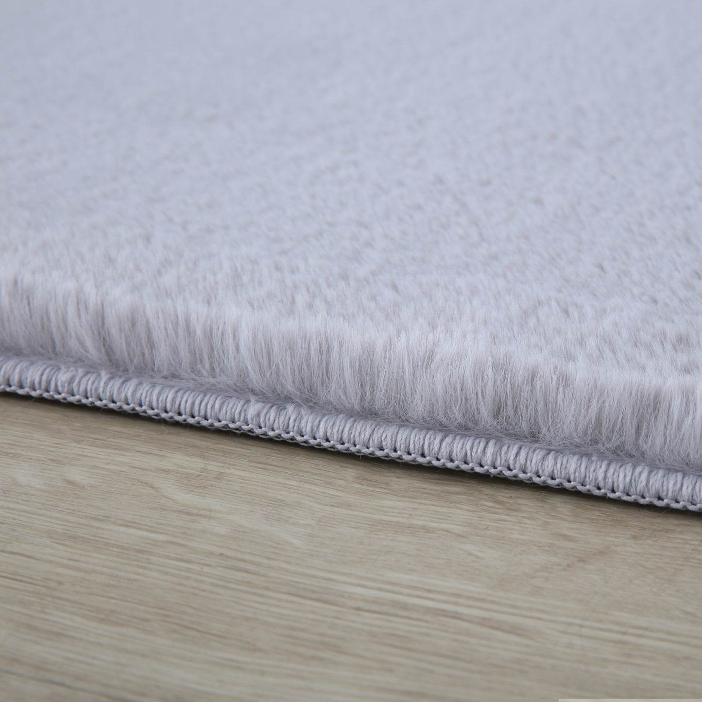 Plushtale Washable Plain Living Room Super Soft Poly Cotton Area Rug - 7 Colours Available