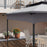 Pop up Gazebo Cover, 2-Tier Gazebo Roof Replacement for 3.25m x 3.25m Frame, 30+ UV Protection, Grey