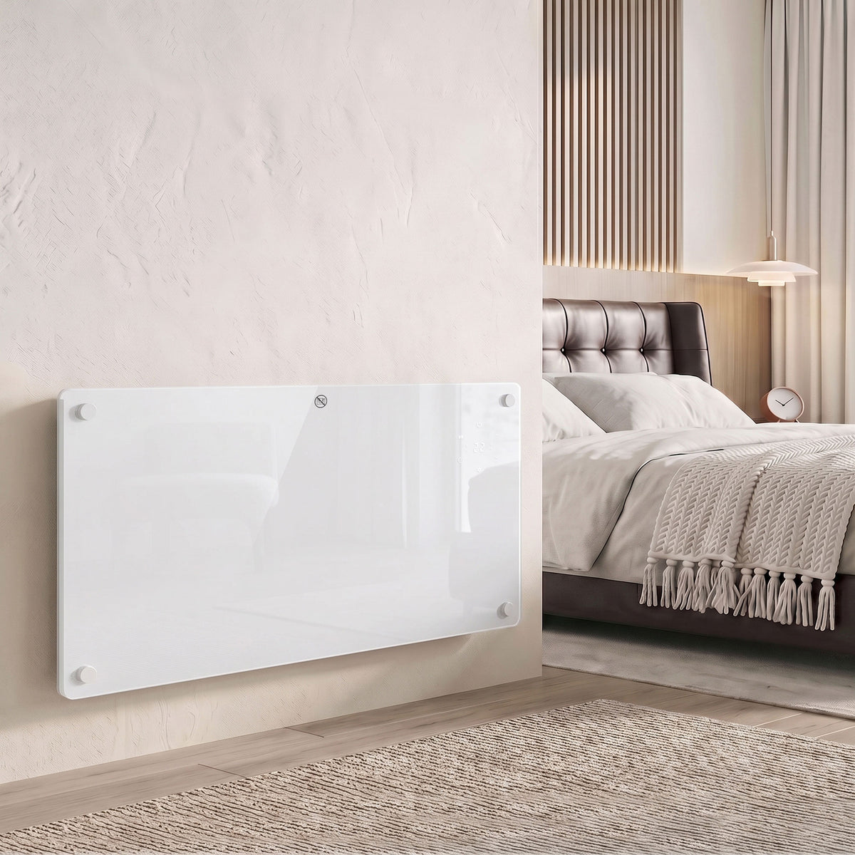 2000W Electric Space Heater Radiator Wifi Smart App, White
