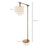 Modern Floor Lamp with 350¬∞ Rotating Lampshade, for Living Room and Bedroom, LED Bulb Included, Brown