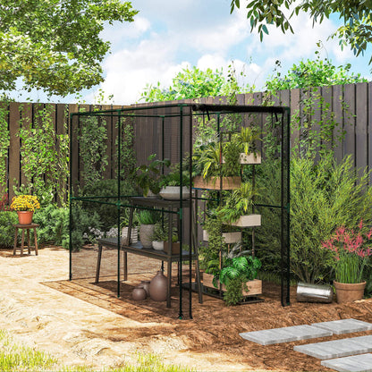 Fruit Cage Bird Netting, Plant Protection Tent, Black