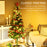 6ft Artificial Decorated Christmas Tree with LED Lights, Auto Open