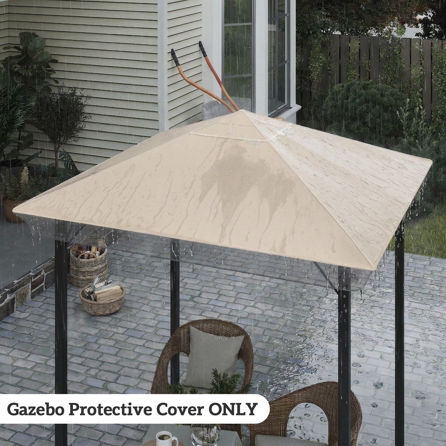 2 x 2 (m) Gazebo Protective Cover, Waterproof Cover