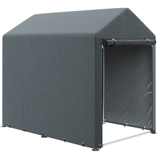 1.2 x 1.8m Portable Garden Shed for Motorbikes, Garden Tools, Bikes