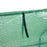 270 x 90 x 90 cm Steel Frame Poly Tunnel Steeple Greenhouse - Green