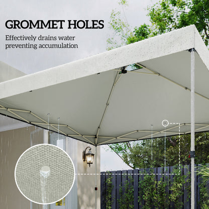 Gazebo Roof Replacement UV50+ Waterproof 3x3(m) White