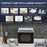 Table Top Dishwasher, Mini Countertop Dishwasher with 4 Place Settings, 6 Programmes, 6L Water Tank, Touch Control, LED Display, Delay Start, Dual Water Supply and Fruit Wash Mode, White